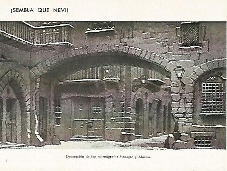 LAMINA 2736: Decoracion de Moragas y Alarma para Sembla que nevi