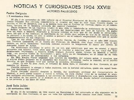 LAMINA 2788: Actores fallecidos en el año 1904