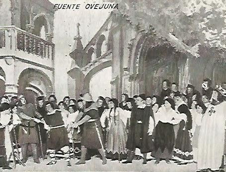 LAMINA 2807: Fuenteovejuna. Compañia de Guerrero y Diaz de Mendoza