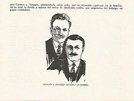 LAMINA 2848: Serafin y Joaquin Alvarez Quintero