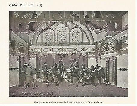 LAMINA 2872: Escena del ultimo acto de El Cami del sol.