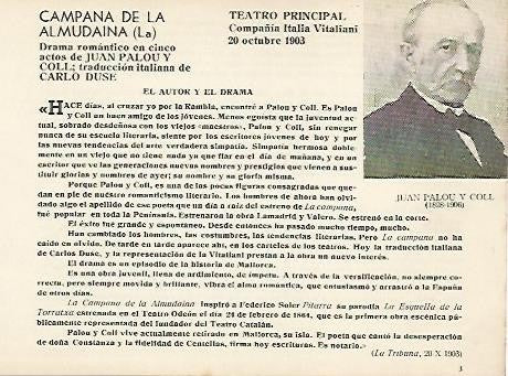 LAMINA 2927: Juan Palou i Coll autor de La Campana de la Almudaina
