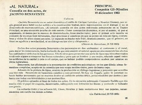 LAMINA 2954: Criticas de Al Natural. Principal 19 diciembre 1903