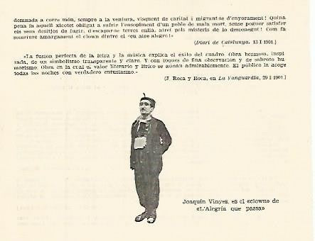 LAMINA 2993: Joaquin Vinyes como el clown de L Alegria que passa