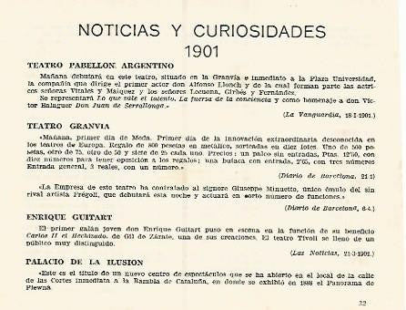 LAMINA 3021: Noticias y curiosidades 1901