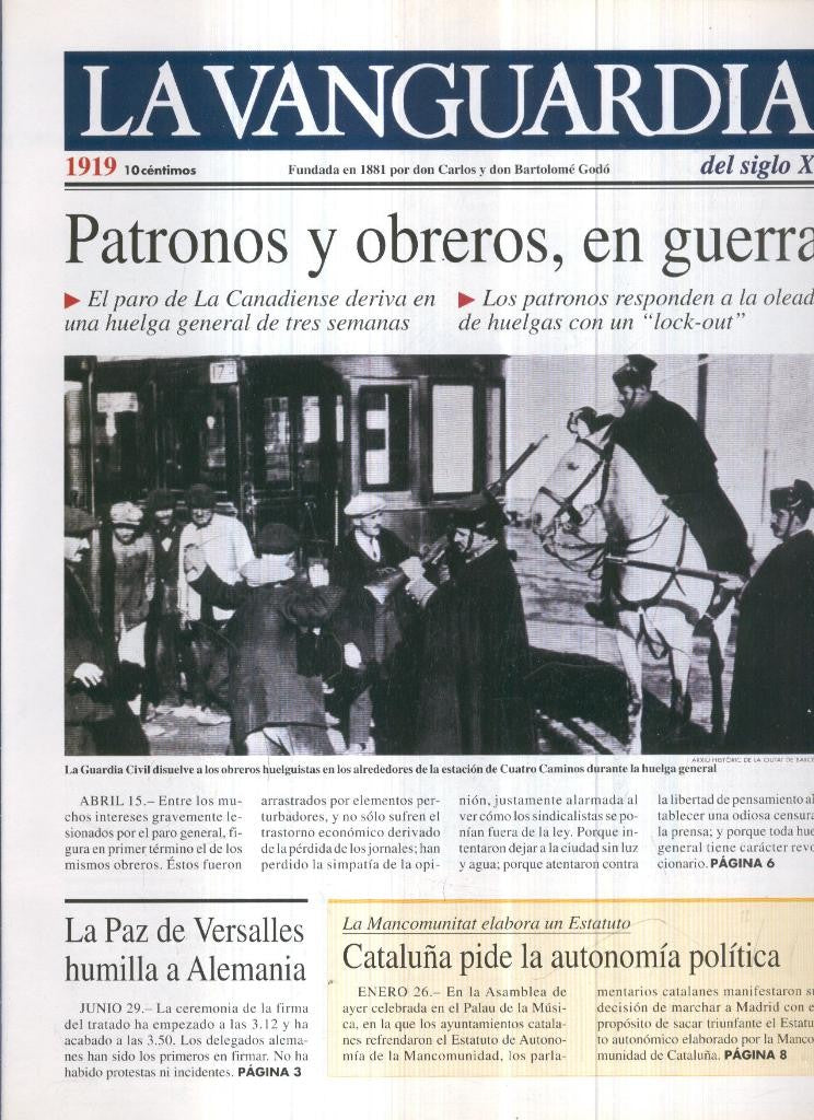 La Vanguardia 1919