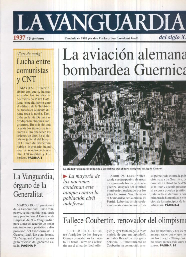 La Vanguardia 1937