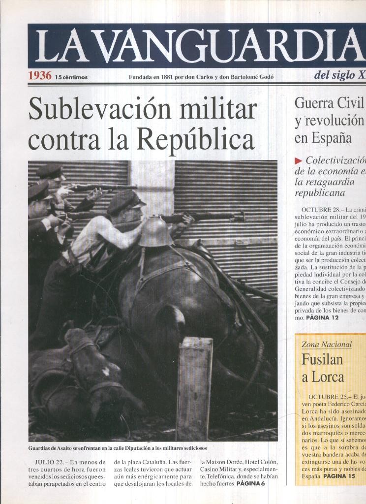 La Vanguardia 1936