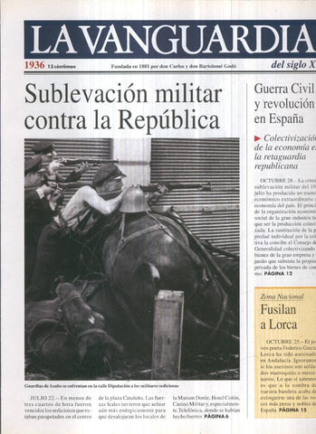 La Vanguardia 1936
