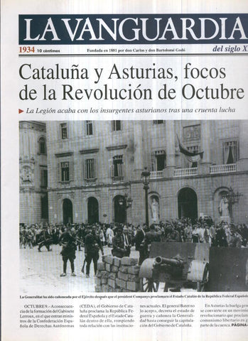 La Vanguardia 1934