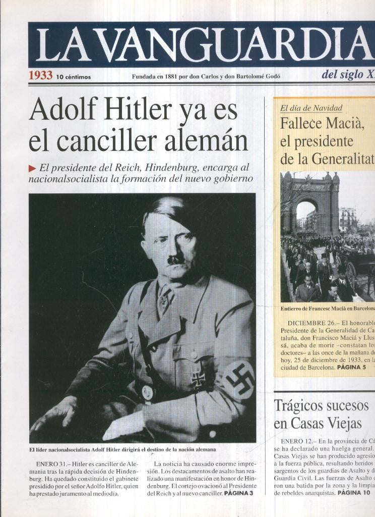 La Vanguardia 1933