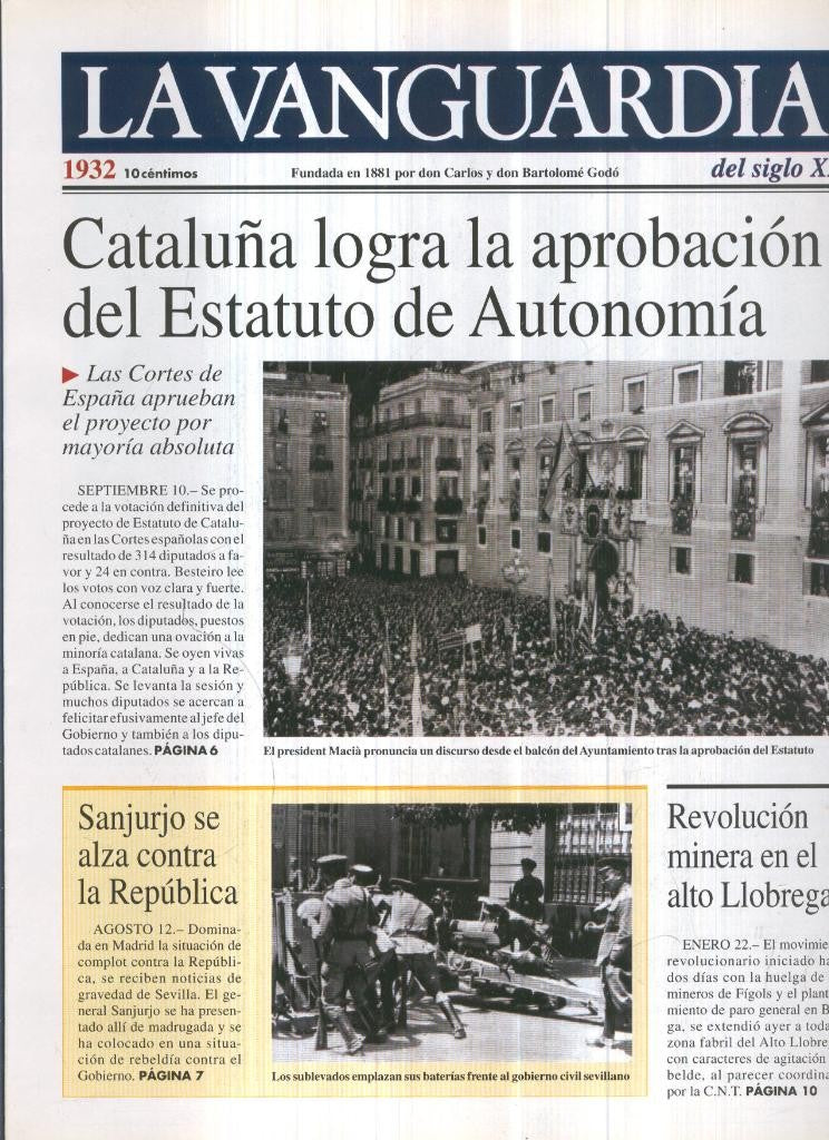 La Vanguardia 1932