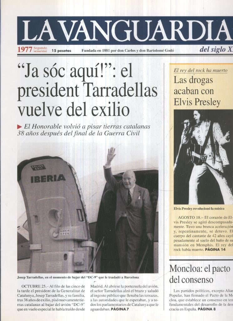 La Vanguardia 1977 Segundo semestre