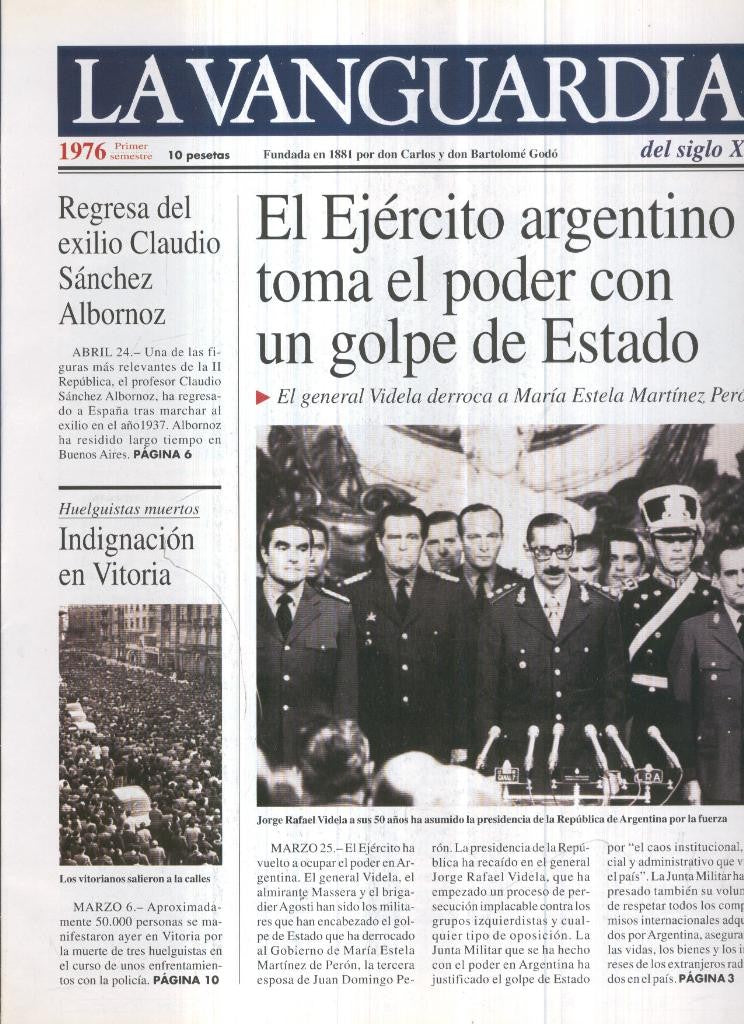 La Vanguardia 1976 Primer semestre