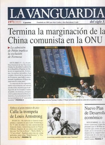 La Vanguardia 1971 Segundo semestre