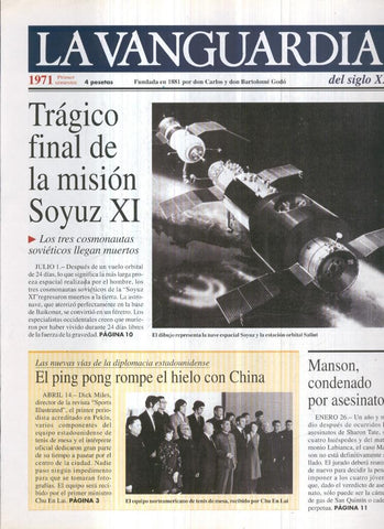 La Vanguardia 1971 Primer semestre