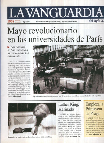 La Vanguardia 1968 Primer semestre