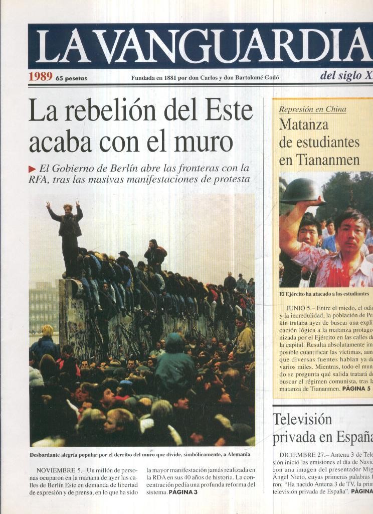 La Vanguardia 1989