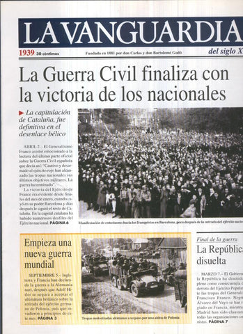 La Vanguardia 1939