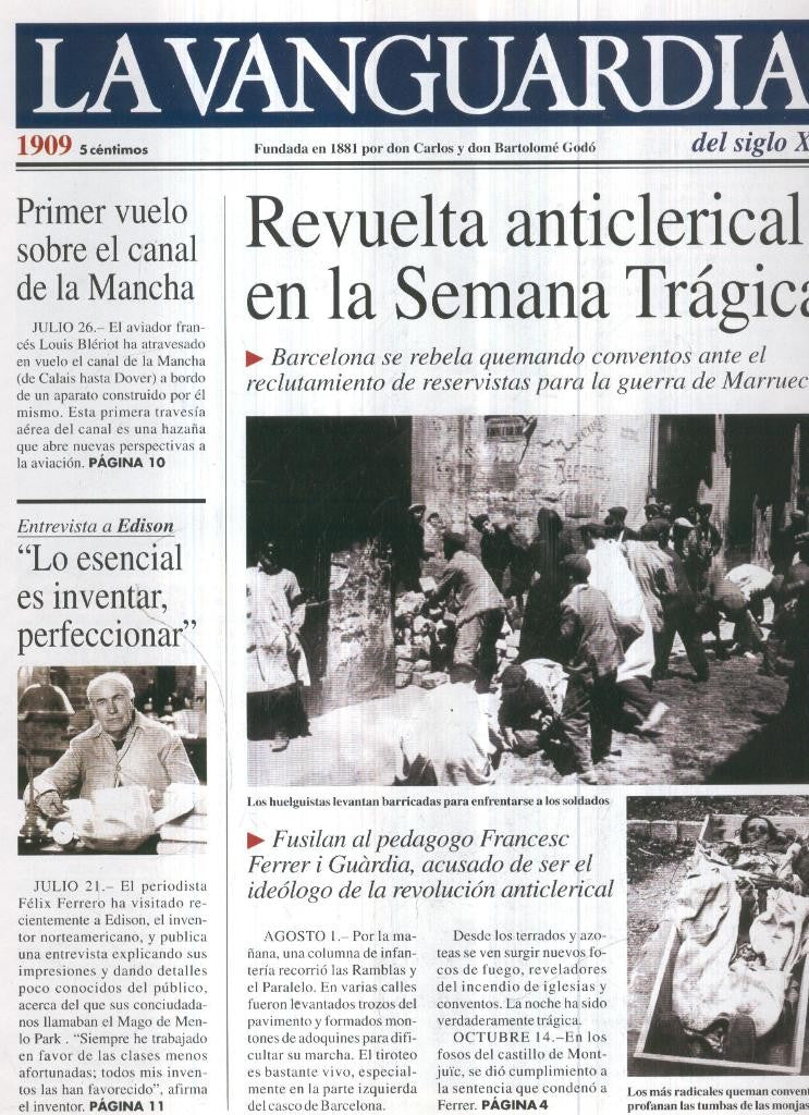 La Vanguardia 1909