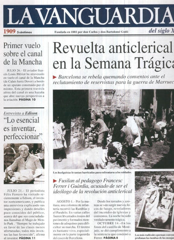 La Vanguardia 1909