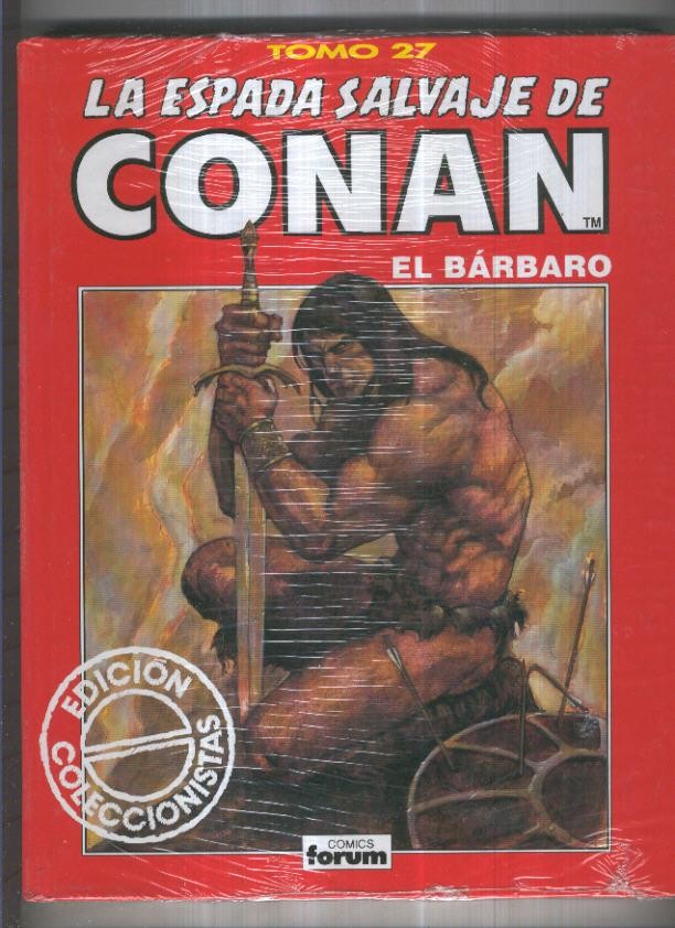 La Espada Salvaje de Conan edicion coleccionista tomo rojo numero 27