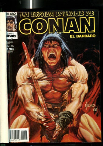 La Espada Salvaje de Conan primera edicion tomo verde  numerado en lomo XVII