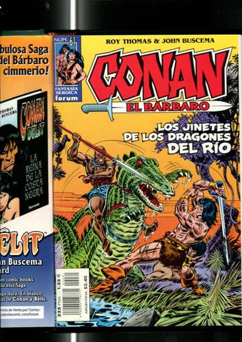 Conan el Barbaro segunda edicion, tomo color verde numeros 59 al 78