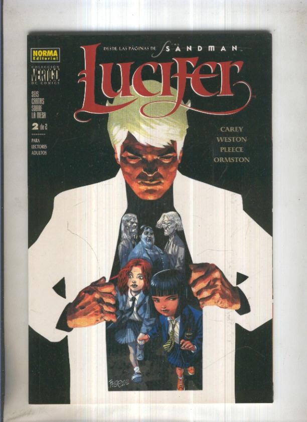 Vertigo numero 178: Lucifer: seis cartas sobre la mesa numero 2