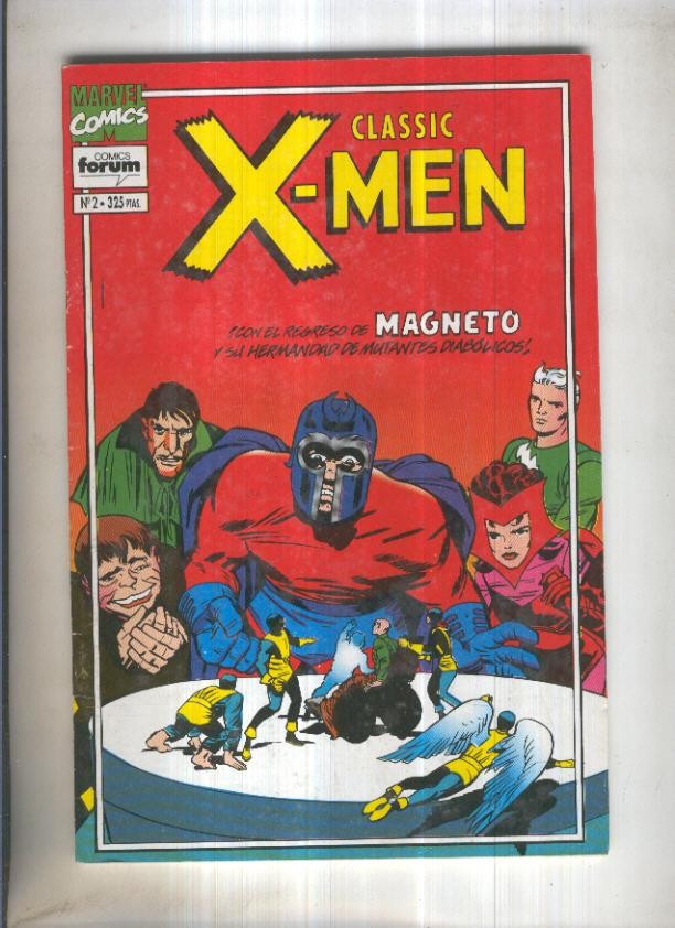 Classic X Men numero 02 (subrayado en credito y parte correo)