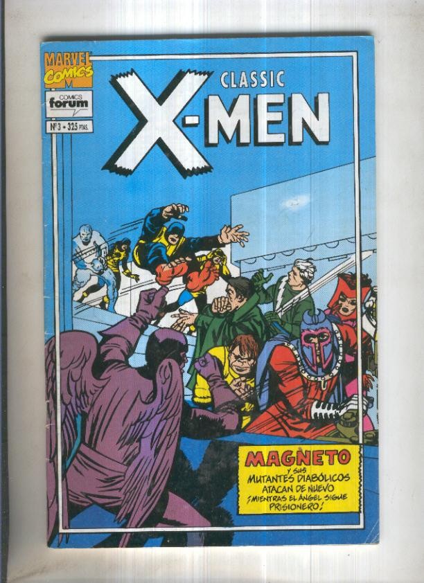 Classic X Men numero 03 (subrayado en credito y parte correo)