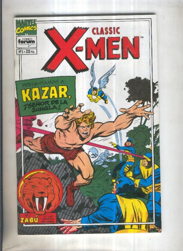 Classic X Men numero 05 (subrayado en credito y parte correo)