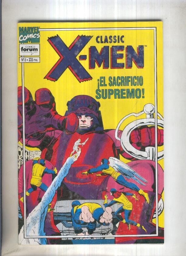Classic X Men numero 08 (subrayado en credito y parte correo)