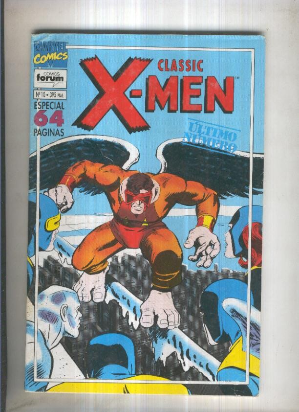 Classic X Men numero 10 (subrayado en credito y parte correo)