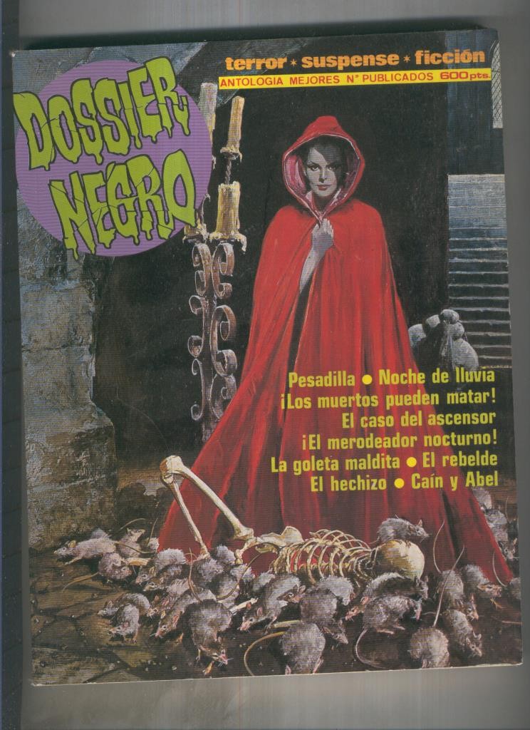 Dossier Negro retapado Antologia Mejores nº con los numeros: 216,217,208,176