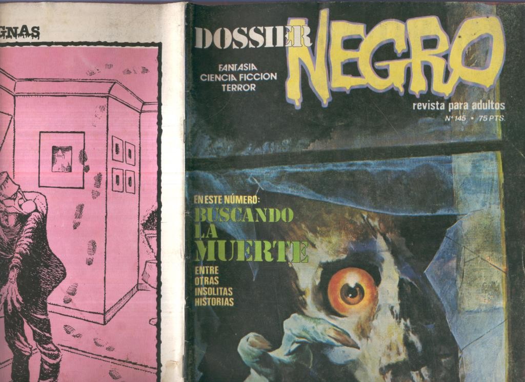 Dossier Negro numero 145 (numerado 2 en trasera)