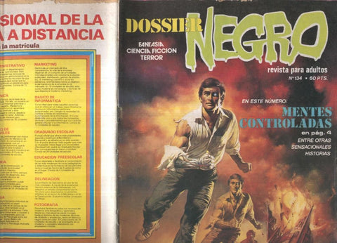 Dossier Negro numero 134 (numerado 2 en trasera)