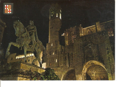 Postal 039739 : Barcelona. Barrio Gotico. Monumento a Berenguer el Grande