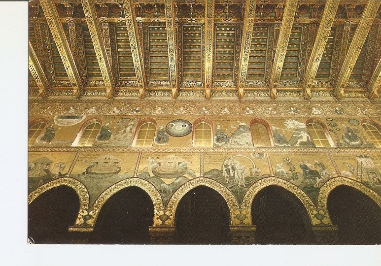 Postal 021229 : Cathedral - Mosaics - Monreale (Palermo)