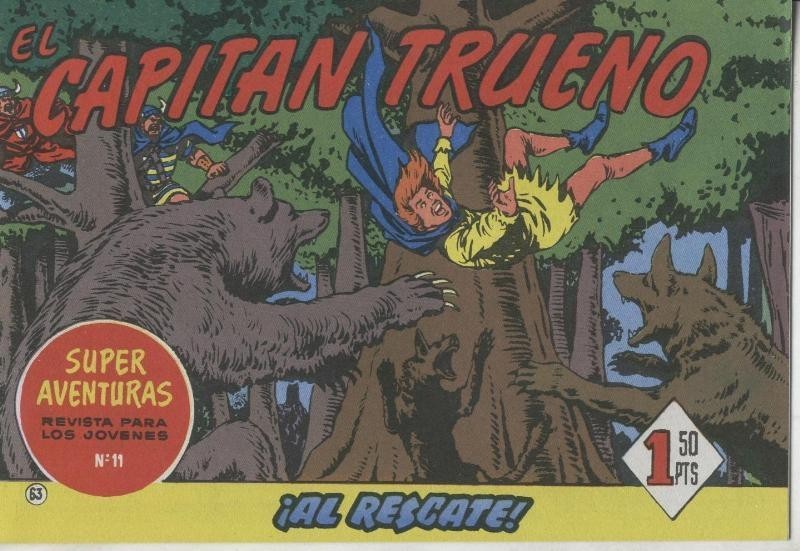 El Capitan Trueno facsimil numero 063: Al rescate
