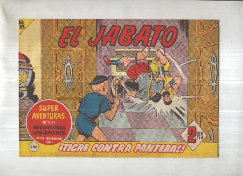 Bruguera: El Jabato numero 286: Tigre contra pantera