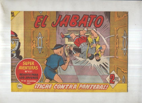 Bruguera: El Jabato numero 286: Tigre contra pantera