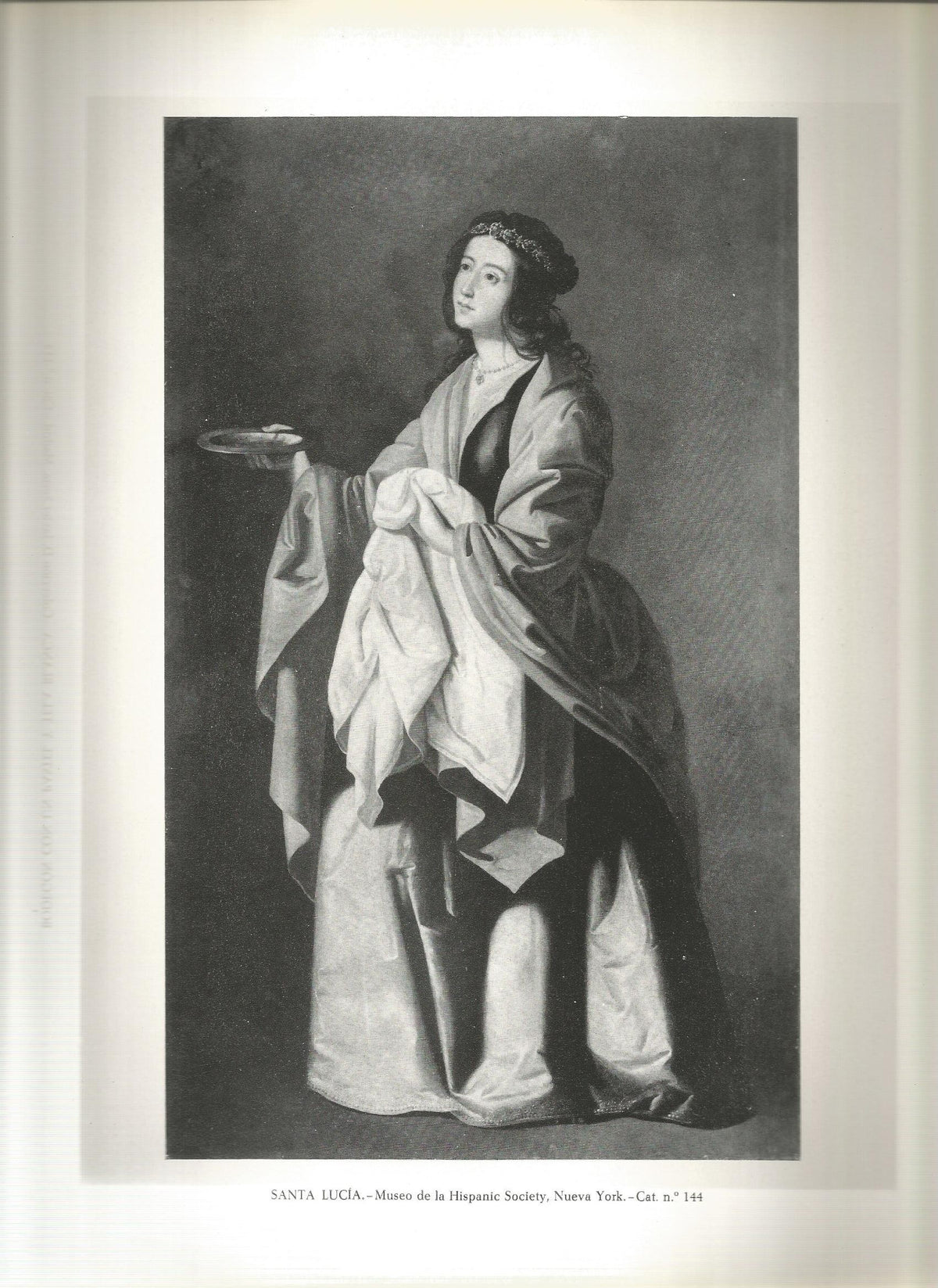Lamina 033: Zurbaran. Santa Lucia