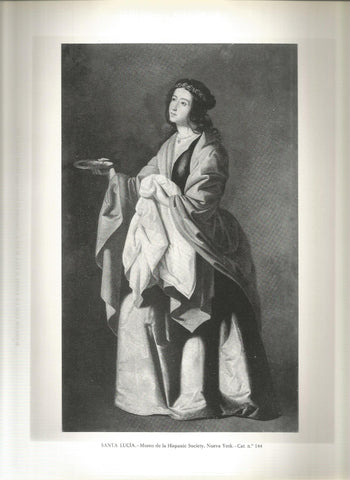 Lamina 033: Zurbaran. Santa Lucia