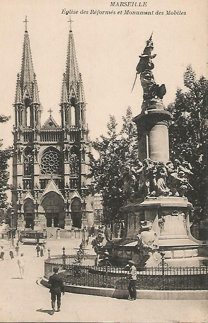 Postal 52490: MARSELLA. Iglesia de las Reformas 