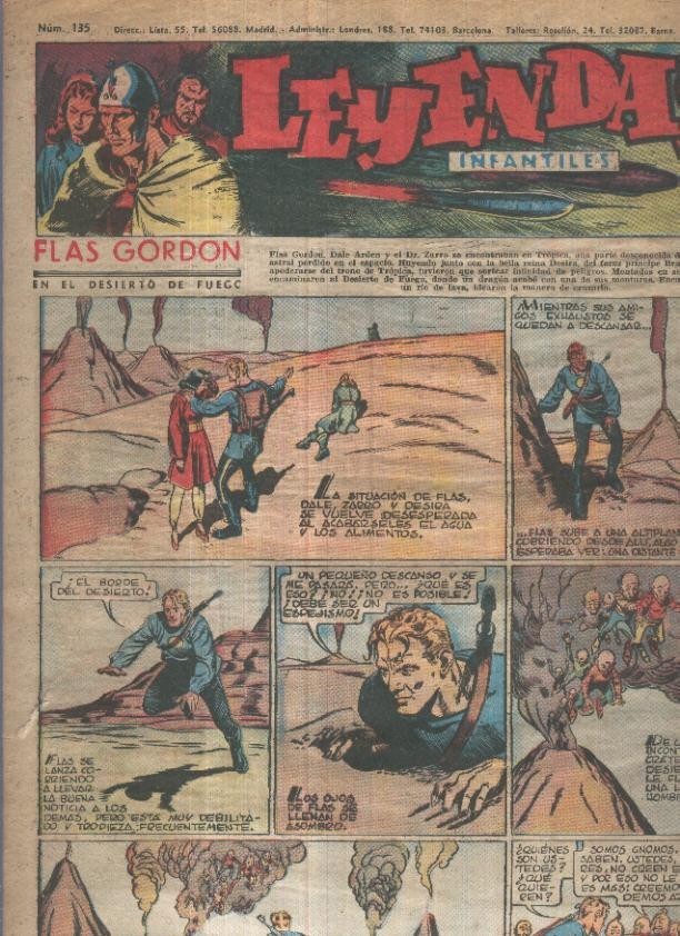 Leyendas Infantiles de Hispano Americana numero 135 (procede de tomo desencuadernado)