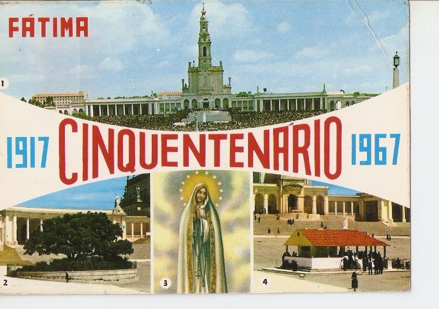Postal 039786 : Fatima Cinquentenario. Portugal