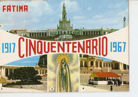 Postal 039786 : Fatima Cinquentenario. Portugal