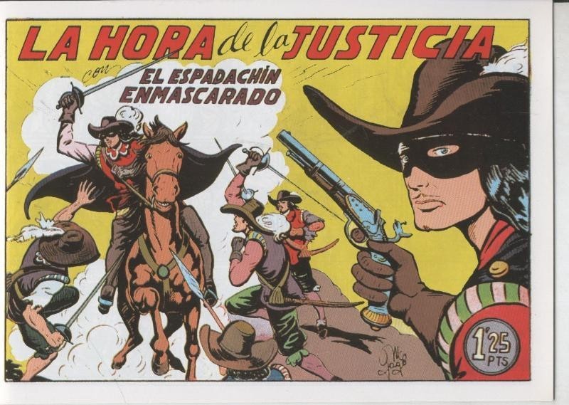 El Espadachin Enmascarado facsimil numero 012: La hora de la justicia