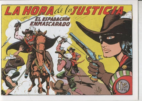 El Espadachin Enmascarado facsimil numero 012: La hora de la justicia